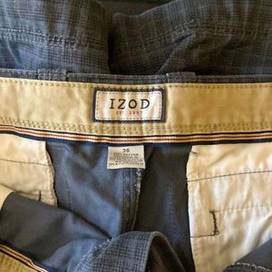 IZOD Light grey cargo shorts (size 36)
